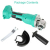 Brushless Cordless Compact Angle Grinder Grinding Slicing For 18V Makita Battery