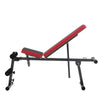 Adjustable Foldable Weights Bench Press Dumbbells Dip Station Lifting Gym Sit Up