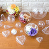 100 Plastic Christmas Empty Balls Bauble Fillable Hanging Xmas Tree Wedding Deco