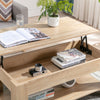 Coffee Table With Storage Lift Top Up Drawer Shelf Wooden Living Room Furniture