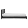 Faux Leather Bed Frame LED Double King Size Bed 4FT6 5FT Black or Off-White