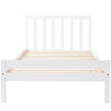 Merax Single Bed 3ft Solid Wooden Bed Frame Bedroom Furniture Adults/Kids 90x190