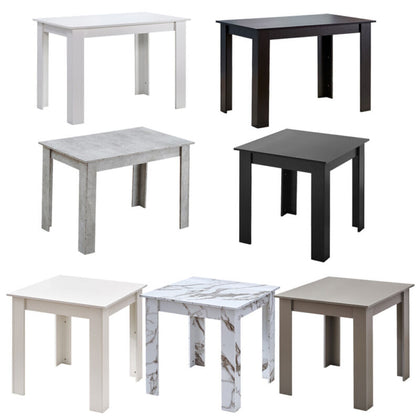 Modern 110/75cm Wooden Dining Table for Dining Room Kitchen for 2-6 People