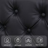 4ft6 Double Bed LED Bed Frame PU Leather Gas Lift Up Ottoman Storage Bed BT