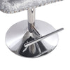 Crushed Velvet Bar Chair Swivel Kitchen Stool Barstool Armchair with Chrome Base
