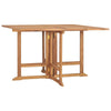 5 Piece Folding Outdoor Dining Set Solid Wood Teak L7E7