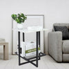 Small Bedside Table Cabinet Side End Table Nightstand Storage Organizer Stand