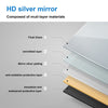 LED Bathroom Mirror illuminated Demister Pad Dimmable 3 Colors Light Up