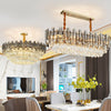 Sparkle Warm Light Crystal Chandeliers Lights Pendant Ceiling Lamp Hotel Meeting