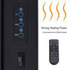 2kw Vertical Electric Fireplace Wall Mounted Space Heater with Remote Control