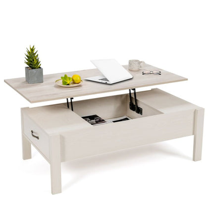 120cm Lift Top Coffee Table Modern Wooden Lift Top Dining Table Living Room