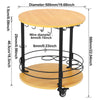 New Round Top Coffee Table Mini Bar Cocktail Table Drink Table Sofa Side End