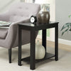 Traditional Sofa Side Table End Table Double Layer Plant Stand Vase Book Display