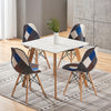 4Pcs Accent Style Dining Chairs Soft Padded Seat Furniture Dining Office Lounge