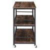 Industrial 3 Tiers Trolley Cart Kitchen Living Room Storage Shelf Rack Organiser