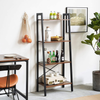 Ladder Shelf, Bookshelf, 4-Tier Storage Organiser Shelves, Shelving Unit,