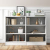 3-Tier Modern Bookcase Wooden Open Bookshelf Floor Standing Storage Organizer