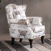 CHESTERFIELD CLASSIC BUTTONED WING BACK FIRESIDE ARMCHAIR SOFA QUEEN ANNE CHAIR