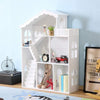 Large Wooden Bookcase for Kids Book Shelf Toy Organizer Display Stand Doll House