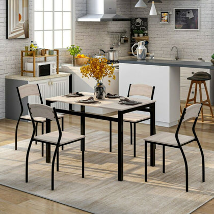 Dining Table and Chairs 4 Seater Kitchen Furniture Dining Room Set for home