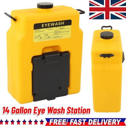 14 Gallon Eye Wash First Aid Station Kit Workplace Emergency Eye Irrigation