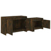 Rustic Wooden TV Stand Long Media Unit Sideboard Storage Media Unit Cabinet Slim