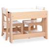 Children's Table with 2 Chairs MDF Detachable Rugged multifunction