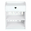 White Bedside Table With Drawers Bedside Cabinet Nightstand Storage Bedroom Home