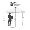 Portable Pop up Gazebo Outdoor Garden Canopy Party Tent Camping Sun Shelter