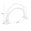 Metal Wedding Arch Frame Flower Balloon Display Backdrop Stand Table Centrepiece