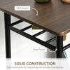 3-Piece Dining Set with 2 Matching Chairs and 1 Table for Home Bar