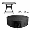 Large Round Waterproof Outdoor Garden Patio Table Chair Set Furniture Dust Cover