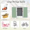 6 X 8 FT Outdoor Storage Shed Large Tool Utility Organizer House 2 Sliding Doors