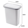 Cabinet Door Hanging Trash Can Waste Bin Plastic Garbage Basket Kitchen Office