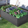 Garden Raised Vegetable Grow Bed Anti-corrosion Metal Flower Planter Box