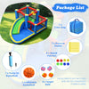 Kids Bounce House Inflatable Bouncy Castle w/Water Slide Wet Dry Combo Slide