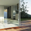 100CM One Way Mirror Window Film Privacy Sticky Glass Tint Silver Reflective UK