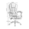 Executive Office Chair Swivel Recliner Computer Desk Chair Gas Lift Task Chair