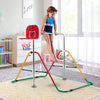 Expandable Gymnastics Training Bar Kids Height Adjustable Folding Horizontal Bar