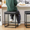 Bar Stools 2pcs Stool for Kitchen Counter Backless Industrial Stool Dining Cafe
