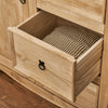 Modern 1 Door Chest of Drawers 4 Solid Pine Bedroom Wardrobe Sideboard Cabinet