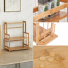 Bamboo Kitchen Shelf Organizer Countertop Rack Holder Bread Board Knife Storage