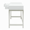 PC Laptop Computer Desk Office Workstation Writing Table Storage Drawers White