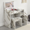 Dressing Table with Drawers Mirror Stool Set Bedroom Makeup Desk Vanity Table
