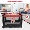 4 in 1 Baby Crib Bassinet Bed Infant Changing Table Foldable Toddler Playpen