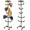7-Tier Rotating Shop Display Rack Cap Jewelry Holder/10-Hook Hat Display Rack