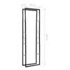 Metal Firewood Log Storage Rack Stand Holder Indoor/Outdoor Store Steel 14 Sizes