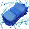 2x Car Auto Hand Wash Towel Microfiber Washing Gloves Coral Sponge Cleaning Tool