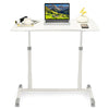 Height Adjustable Laptop Table Mobile Sit Stand Converter Lifting Desk W/ Wheels
