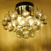 Crystal Ceiling Lamp Chandelier Flush Mount 3 Light Ф30cm Hallway Living room